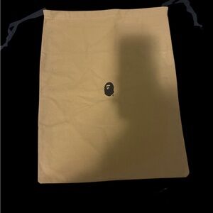Bape Tan Drawstring Backpack